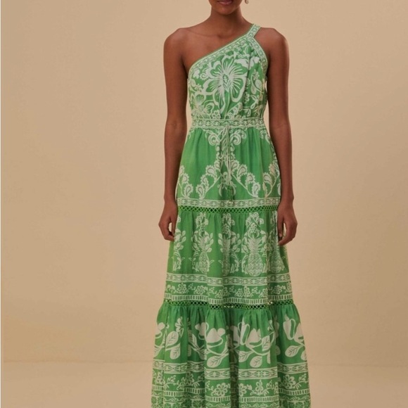 FARM Rio Dresses & Skirts - NWT Green Sweet Garden Maxi Dress